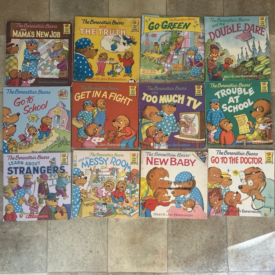 Vintage Mostly 70s-80s  Lot of 12 Berenstain Bears by Stan &Jan Bernstein - Image 1 of 4