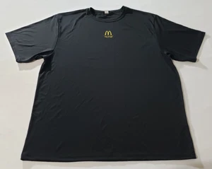 McDonald’s Welcome T-Shirt Unisex 3XL Work Uniform Black Short Sleeve - Picture 1 of 4