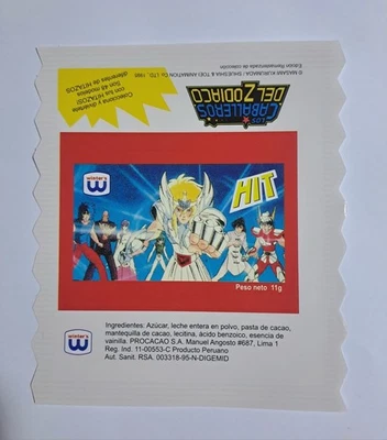SAINT SEIYA ABOUT EMPTY  Set 6/24 PERU 1995  WINTER'S  HIT Reedition ENVELOPE - Image 1 of 3