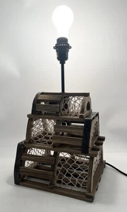 Nautical Lobster Trap Lamp No Shade Sea Ocean Coastal Decor - Picture 1 of 13