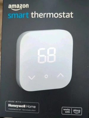 NIB Amazon Smart Thermostat - White Save Energy  - Image 1 of 4