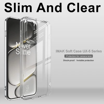 IMAK For OnePlus 15R, Slim Design Soft Clear Transparent TPU Case Cover - Image 1 of 4