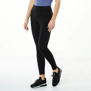Leggings Joy Mangano Performance Limpios Acogedores Ultra Suaves Negro Ónix 1X Nuevos - Imagen 1 de 2