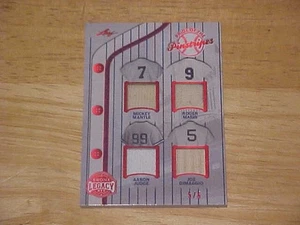 Pride Pinstripes 2025 Leaf Bronx Legacy Quad Relic 5/6 Judge Mantle Maris Dimag - Bild 1 von 2
