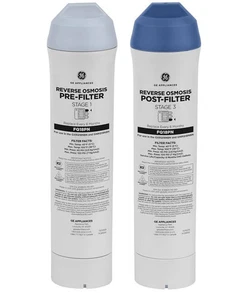 GE Pre & Post Filter Set Compatible with Select GE Under Sink Filtration Systems - Picture 1 of 3
