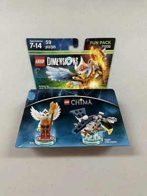 LEGO Dimensions 71232 Fun Pack Legends of Chima Eris & Eagle Interceptor - NISB - Image 1 of 2