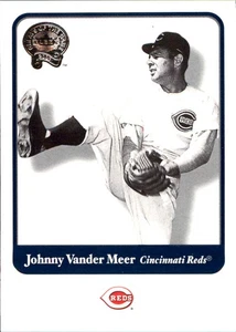 Johnny Vander Meer 2001 Fleer Greats of the Game #10 Reds HOF FREE SHIPPING - Picture 1 of 2