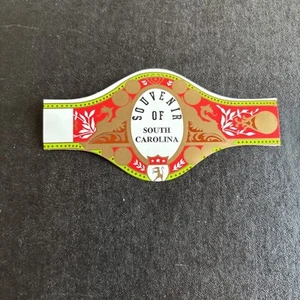 Vintage Cigar Label Souvenir Of South Carolina Lot #5 - Picture 1 of 2