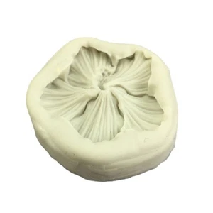 3D Hibiscus Shaped Silicone Fondant Molds Baking Gadgets for Home Kitchen Baking - Picture 1 of 7