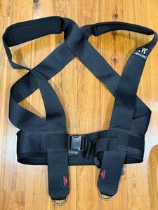 EXXENTRIC Training Accessory Harness, Size XL Black RRP $300 - Foto 1 di 7