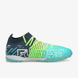 Authentic PUMA FUTURE 3.2 IT Men's Turf Soccer Sneakers Shoes ~ Teal/Green/Navy - Picture 1 of 5