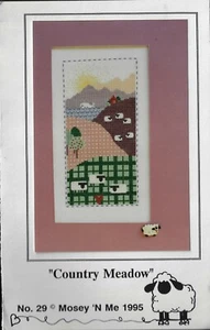 Mosey & Me ~Country Meadow No. 29~cross stitch pattern-New - Picture 1 of 1