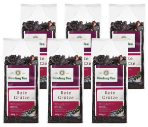 Bünting Tee Rote Grütze, 200g loser Tee 6er Pack - Bild 1 von 1