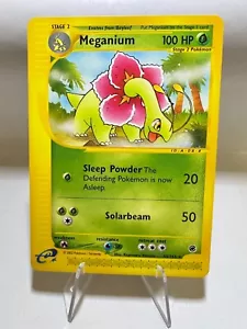 Meganie / Meganium Rare Pokemon Expedition Base Set Excellent English - Bild 1 von 2