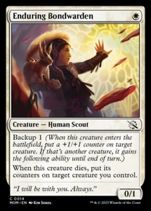 Magic the Gathering (mtg): MOM: Enduring Bondwarden - Foil - Picture 1 of 1