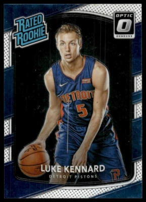 2017-18 Donruss Optic #189 Luke Kennard RC Detroit Pistons - Image 1 of 2