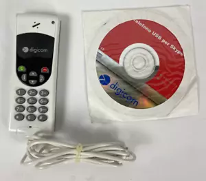 Phone Voip Digicom skytel 8E4349 BK for Skype USB With CD Driver - Afbeelding 1 van 1
