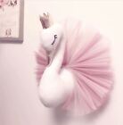 Room Decor 3D Swan Crown Doll Toy Wall Hanging Wall Art Home Decor Novel Gift