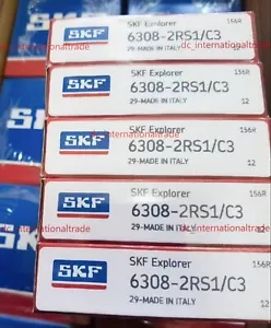 NEU SKF 6308-2RS1/C3 einreihiges Rillenkugellager 1 Stück #PA - Bild 1 von 1