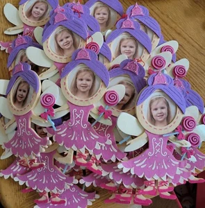 Lot (28) Felt Picture Frame Ornament Photo Holders Ballerinas Classroom Teacher - Picture 1 of 1