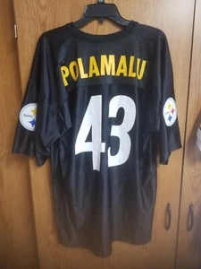 Troy Polamalu Trikot Pittsburgh Steelers XL kaum getragen - Bild 1 von 2