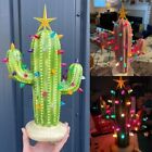 Resin Cactus Christmas Tree Vintage Home Light Ornaments  Home