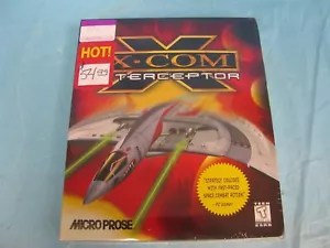 VINTAGE 1998 X-Com Interceptor by Micro Prose - Big Box (PC) - SEALED NEW - Picture 1 of 4