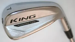 Cobra King Forged Tec 7 iron with KBS $-Taper Lite stiff flex steel shaft - Picture 1 of 4