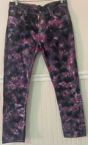 Nuevo Tie Dye Levis Delgado/Ajustado 511 Jeans 30 x 30 Cremallera Mosca Mezcla Algodón/Elastano - Imagen 1 de 4