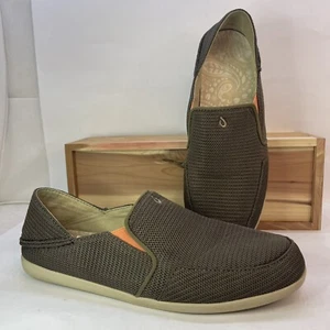 Olukai Waialu slip-on donna a rete marrone taglia 9,5 - Foto 1 di 9