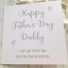 Personalised Baby Bump Father's Day Christmas Valentine's Card Daddy to Be