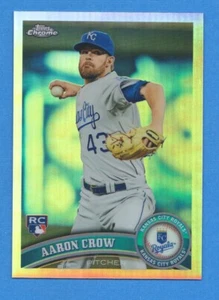 2011 Topps Chrome Refractor #220 Aaron Crow Royals - Imagen 1 de 1