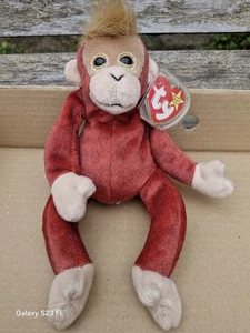 Schweetheart TY Beanie Baby Buddy Monkey Orangutan 9" 1999 With Tag - Picture 1 of 7