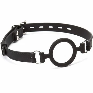 Silikon Mund Knebel O-Ring Riemen verstellbar Spreizring 5 cm Spreizer BDSM SM - Bild 1 von 5