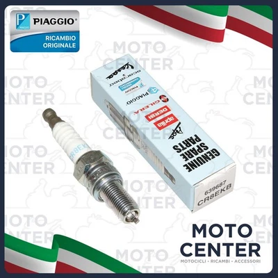 CANDELA CR8EKB PIAGGIO VESPA GTS  300 - BEVERLY 300 - MP3 300 - SCARABEO 300 - Immagine 1 di 4