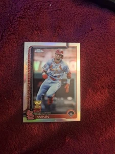 2025 Topps Chrome #244 Masyn Winn - Bild 1 von 2