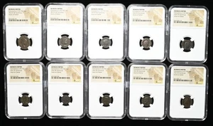 ROMAN EMPIRE. Constantius II. AD 337-361. Æ3/4, NGC Certified lot of 10 - Picture 1 of 2