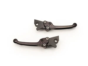 Bremshebel Set LSL einstellbar schwarz ABE für Piaggio MP3 300 500 (2014-) - Bild 1 von 1