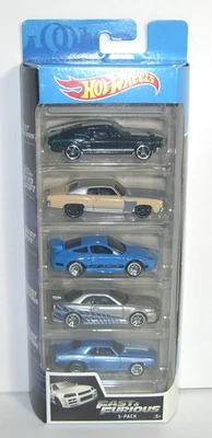 PACK DE 5 HOT WHEELS FAST & FURIOUS - NUEVO en PAQUETE CAMARO, NISSAN, PORSCHE, MONTE Foto 1 de 4