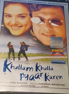 Khullam Khulla Pyaar Karen - Govinda, Priti Zinta (DVD, 2000) Eros Neu & Versiegelt - Bild 1 von 2