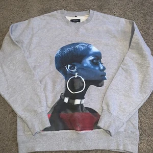 Akoo Noir Est Beau gray size XL sweatshirt - Picture 1 of 5