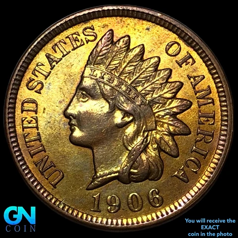 1906 Indian Head Cent Penny   #E5121 Cover