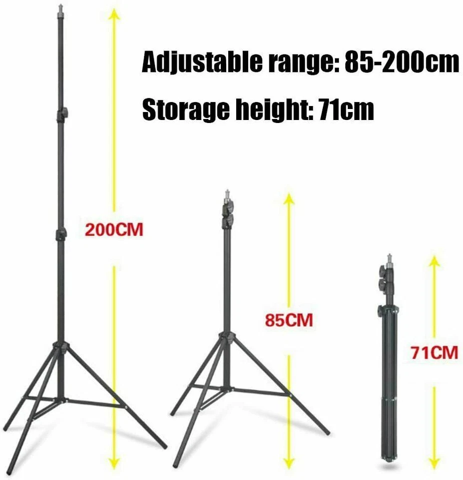 CAVALLETTO 3 PIEDI TREPPIEDI ESTENSIBILE REGOLABILE CON FILETTATURA X TERMOMETRO - Immagine 1 di 1