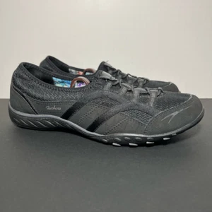 Zapatos sin cordones negros SKECHERS para mujer calce relajado Breathe Easy Faithful/talla 8,5 - Imagen 1 de 8