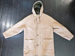 Vintage Woolrich 100% wool duffle coat / jacket - Beige/Tan - Made in USA - Picture 1 of 12