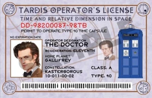 DOCTOR WHO - 11o Doctor Cosplay I.D. Insignia - Imagen 1 de 2
