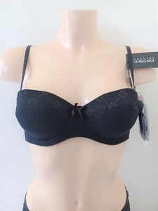 GEORGES RECH SOUTIEN GORGE PUSH UP TAILLE 90C MODELE ABBY-GR COULEUR NOIR - Picture 1 of 3