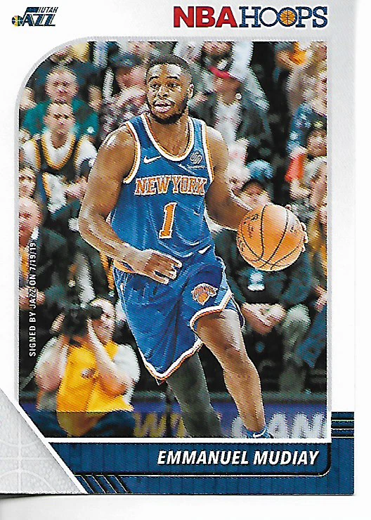 2019-20 NBA Hoops Emmanuel Mudiay Card - Image 1 of 1