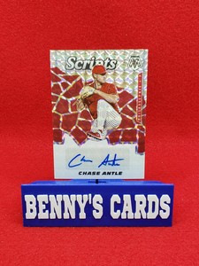 2021 Panini Mosaic Baseball Silver Mosaic Scripts Auto. Prizm Chase Antle