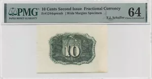 Fr# 1244 spwmb PMG 64 Choice Unc. Very Nice Example - Picture 1 of 4